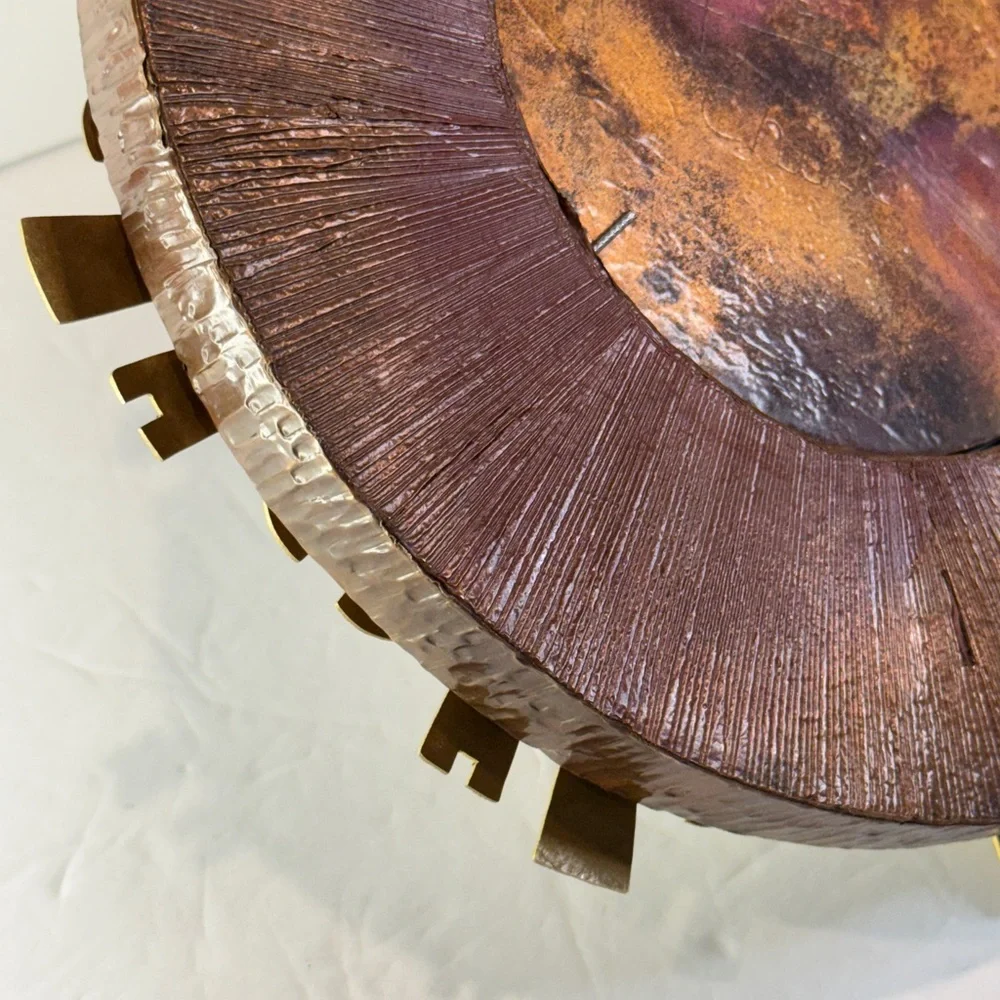Artisan Mid-Century and South American craftsmanship 💙 Hand-etched Mirror